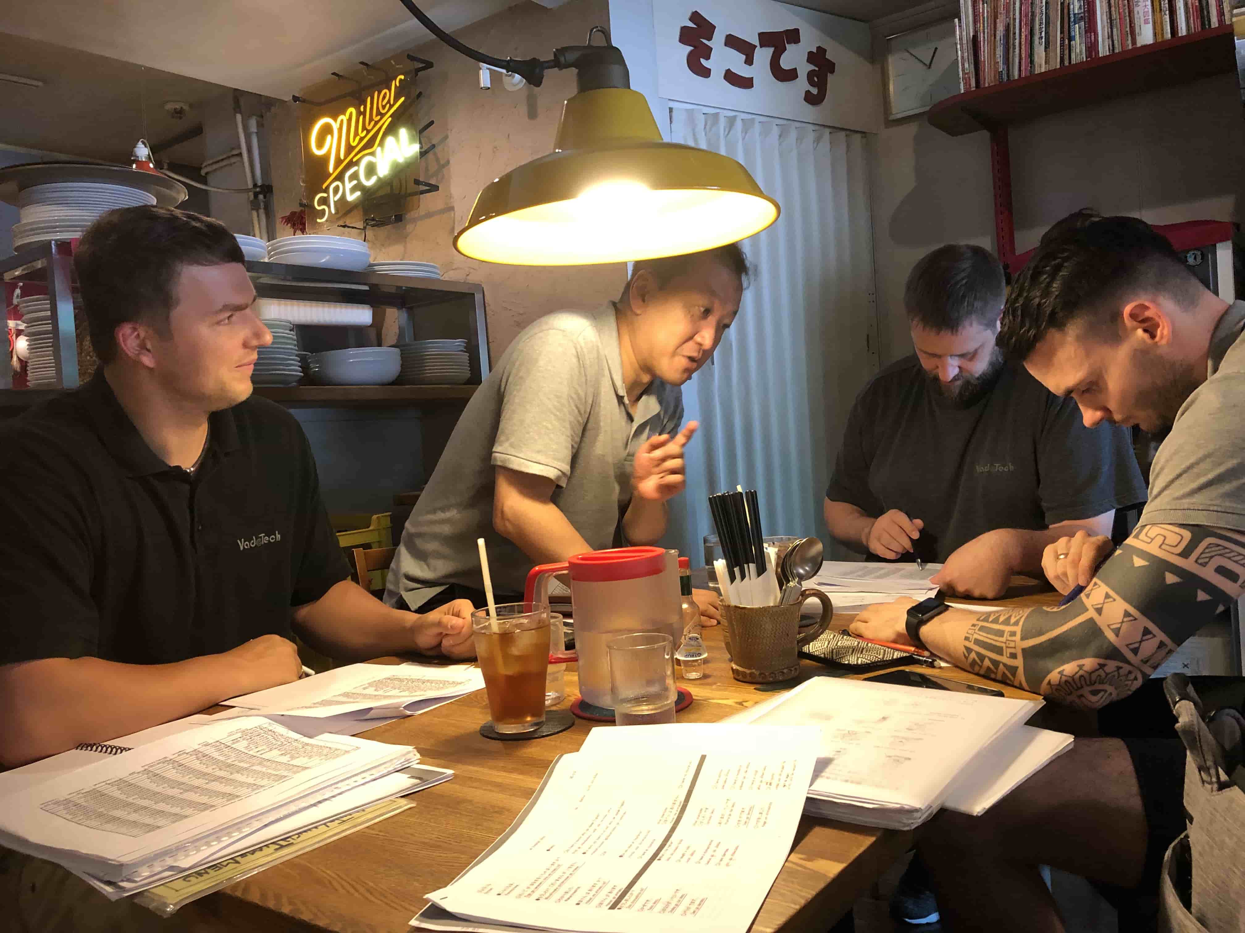 Group lessons with Taka-sensei